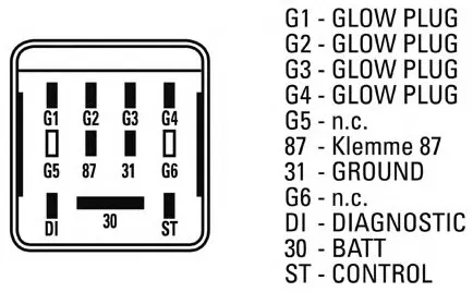 Diesel Glow Plug Relay 12V9PIN