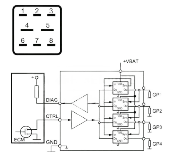 RELAY 12V8PIN