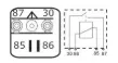 RELAY 12V4PIN 100A