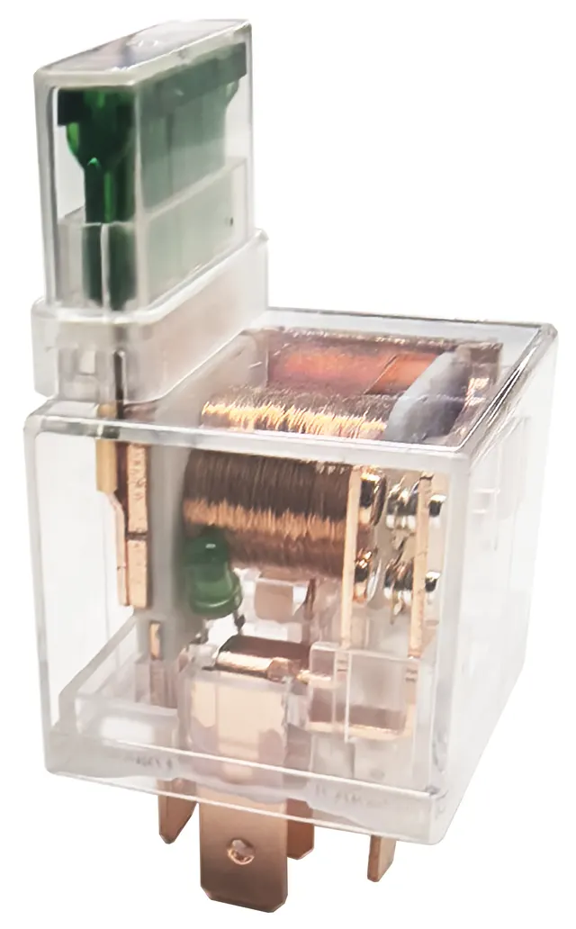 RELAY WITH FUSE 12V 80A 5P 12V 80A 5PIN with LED and FUSE two contacts