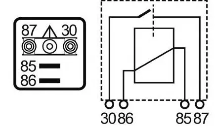 RELAY 24V4PIN 100A