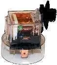 FAN RELAY FOR PEUGEOT 405 NEW MOLD transparent cover with LED TWO contacts 12V 80A 5PIN